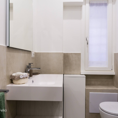 Progetto di redesign per un appartamento a Roma - bagno