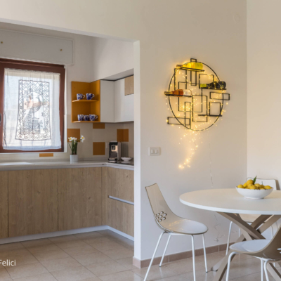 home staging in Puglia - casa in vendita - living e cucina