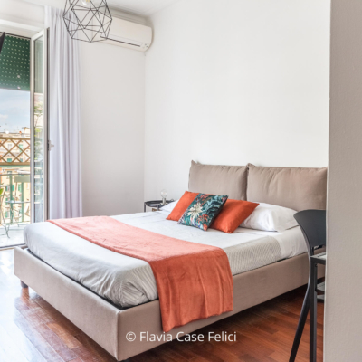 home staging di casa vacanze a Roma - camera