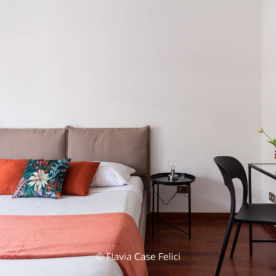 home staging di casa vacanze a Roma - camera