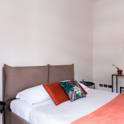 home staging di casa vacanze a Roma - camera