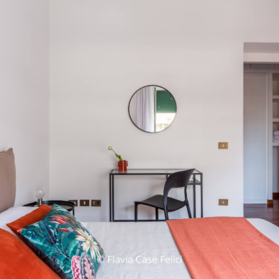 home staging di casa vacanze a Roma - camera