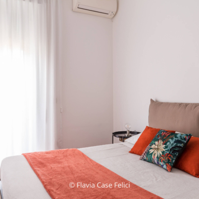 home staging di casa vacanze a Roma - camera