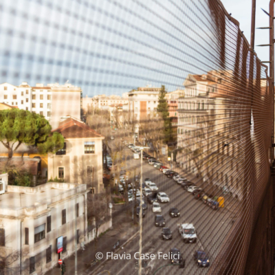 home staging di casa vacanze a Roma - vista dal balcone