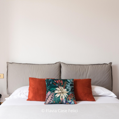 home staging di casa vacanze a Roma - camera