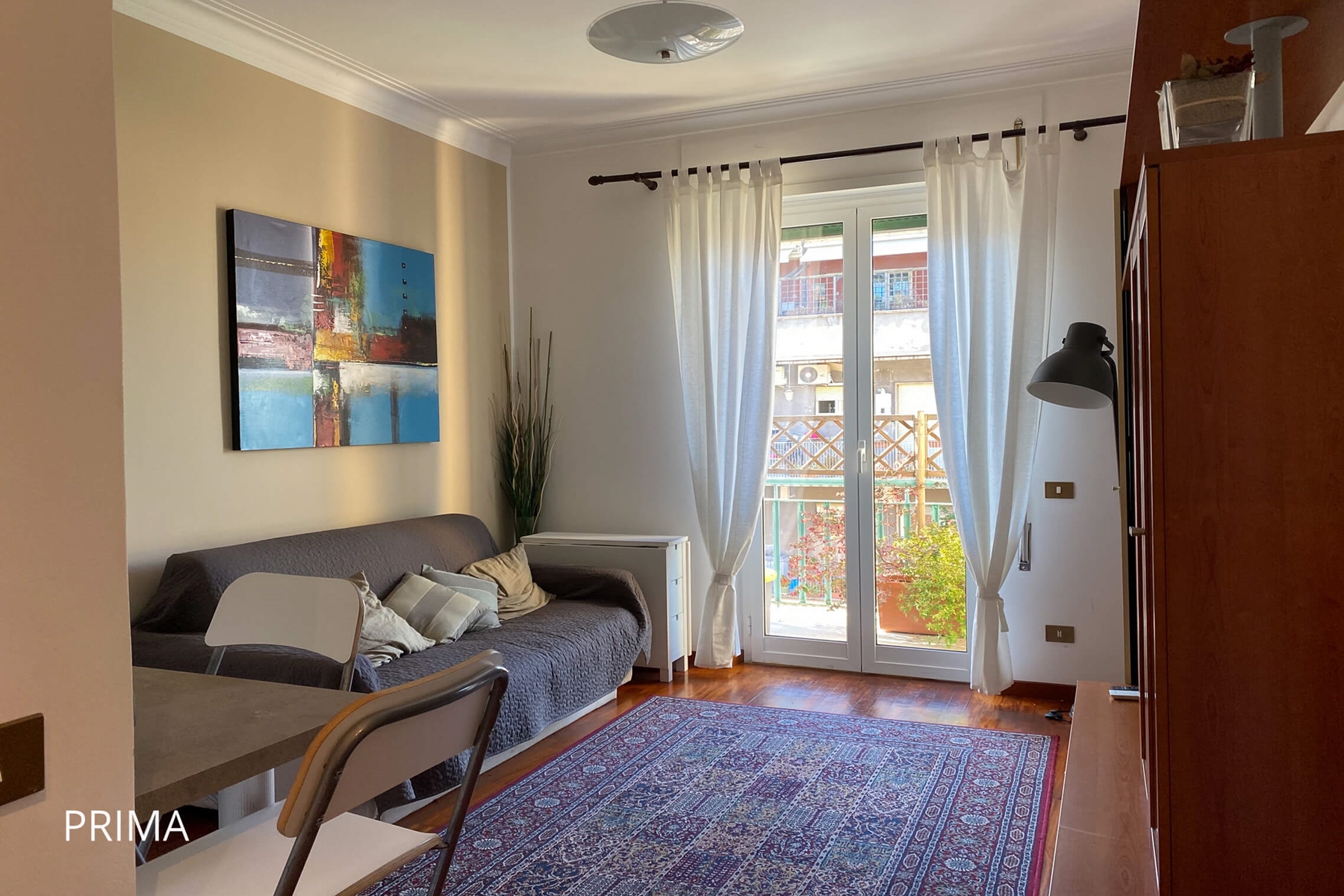 casa vacanze a roma - prima dell'home staging - living